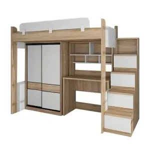 多功能組合衣櫃儲物床 (複製)